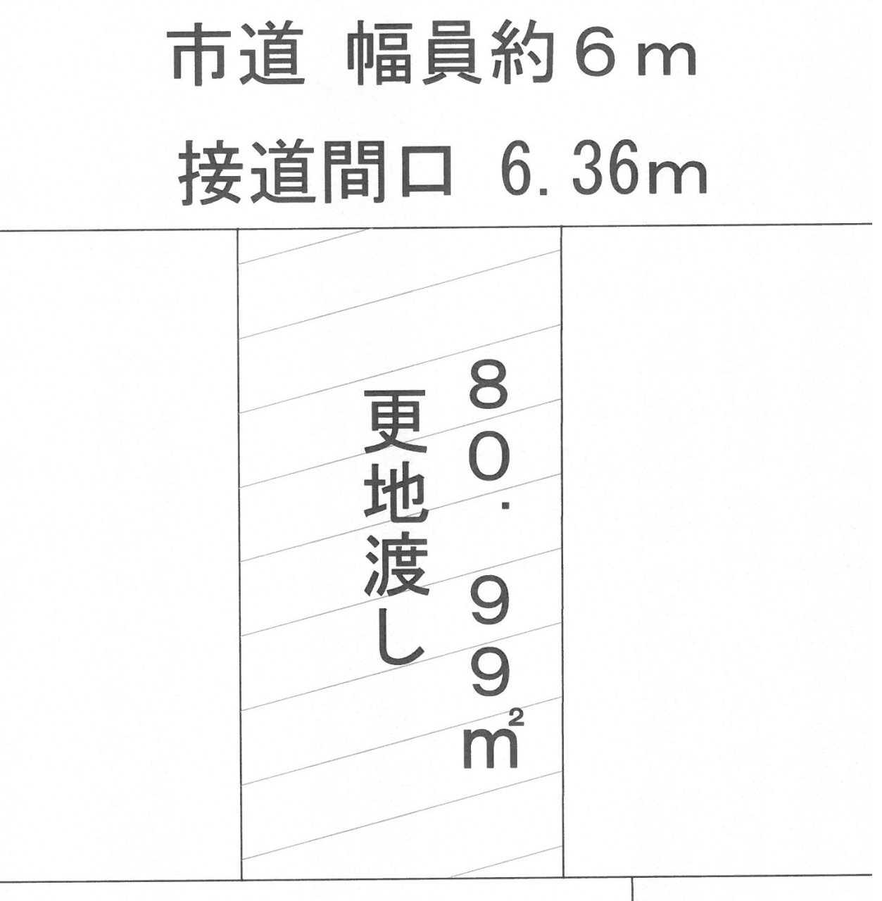 寺田西ノ口土地図面